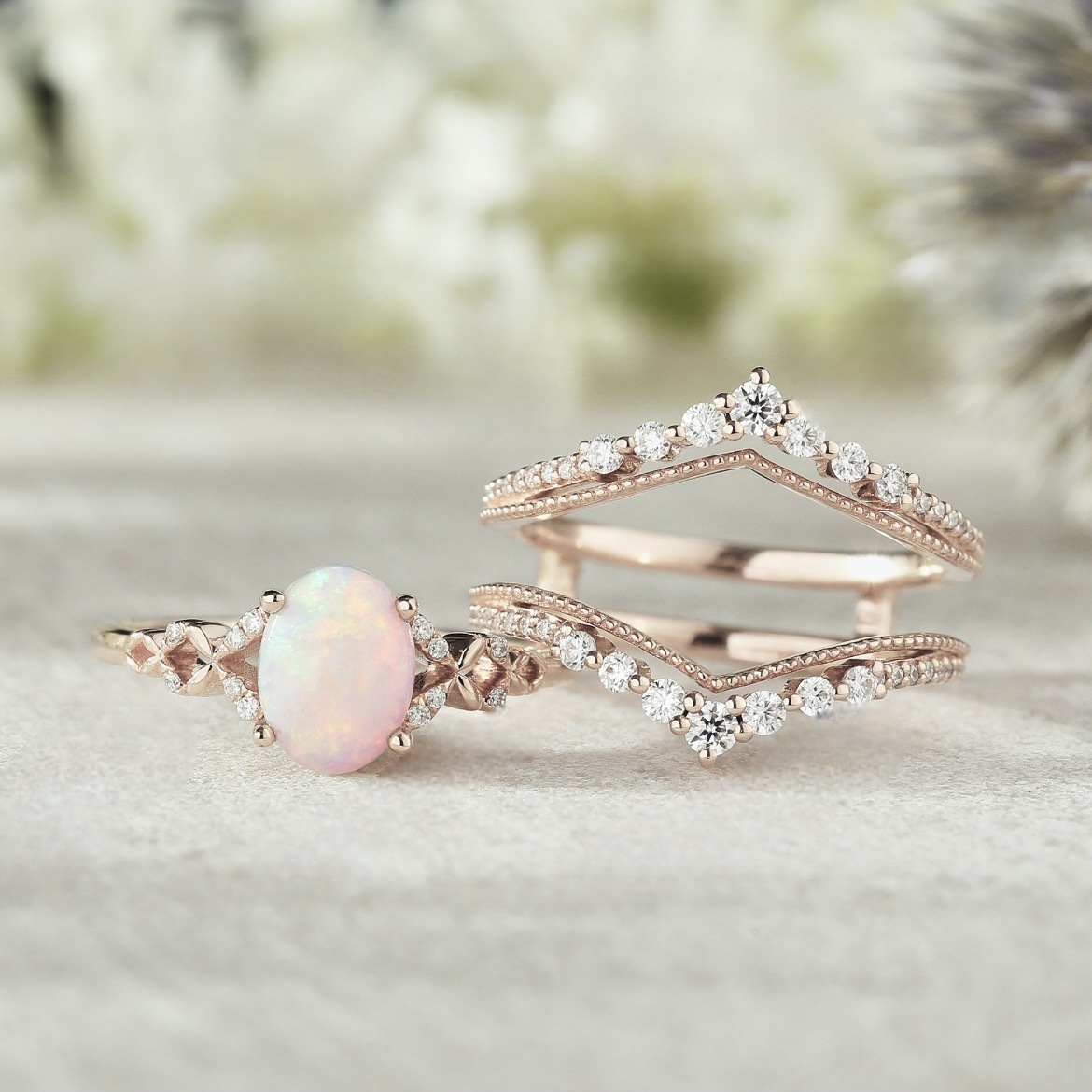 New Rose Gold Cross Couple Rings