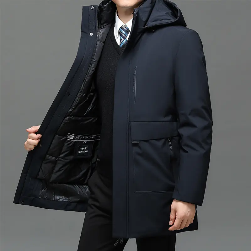 Men's Thickened Detachable Liner Thermal Cotton Padded