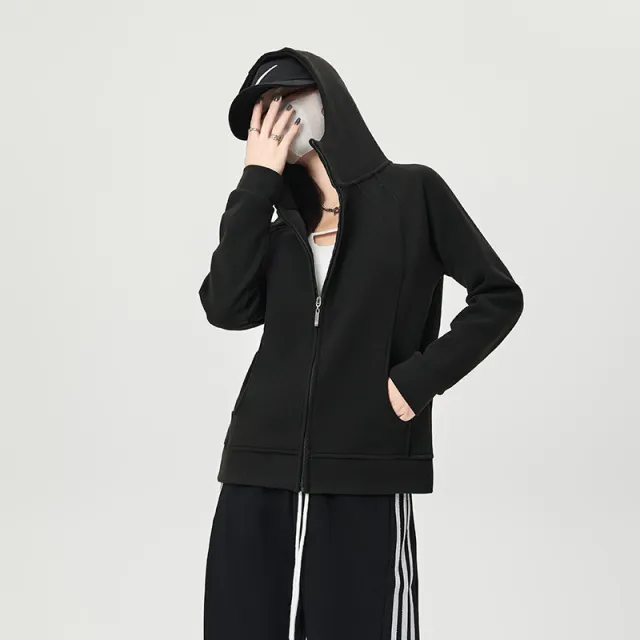 Loose Casual Cardigan Women's Top Black Spring And Autumn - Shop at LoveMi