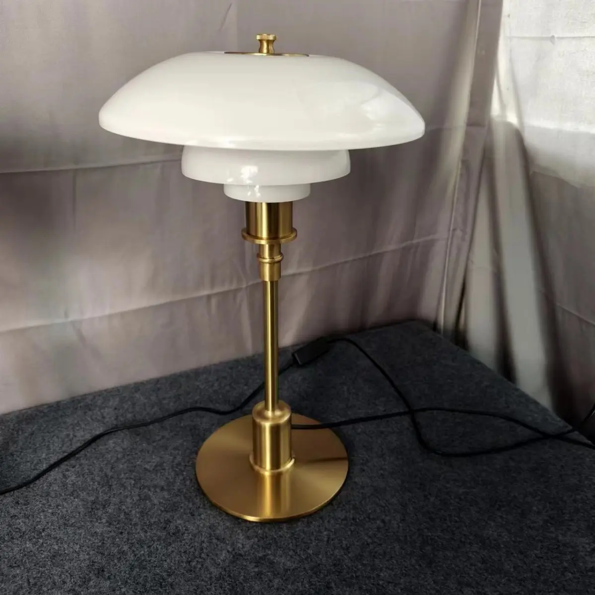Artistic Living Room Bedside Lamp Glass Creative