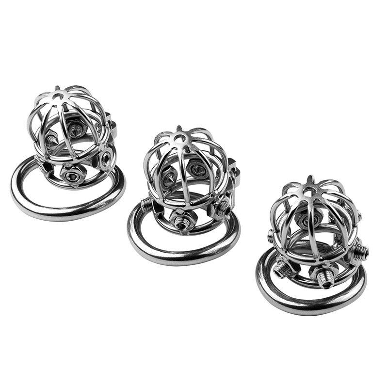 Stainless Steel Chastity Lock For Men Bondage 5