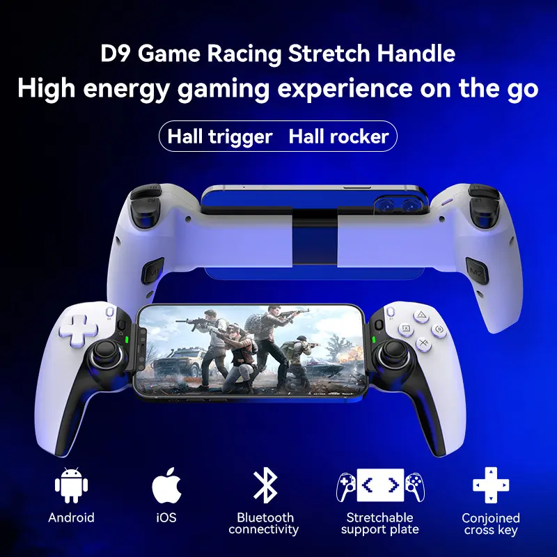 Stretch Gamepad Phablet Wireless Game Handle PC Streaming PS