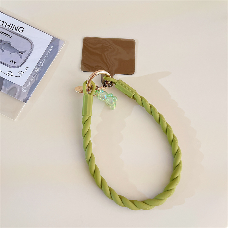 Luminous Bear Phone Lanyard – Short Wrist Strap with Clip, Anti-Lost Pendant for - 第 20/27 張圖片