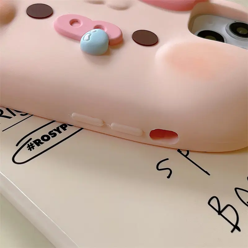 All-inclusive Silicone Snot Pig Phone Case