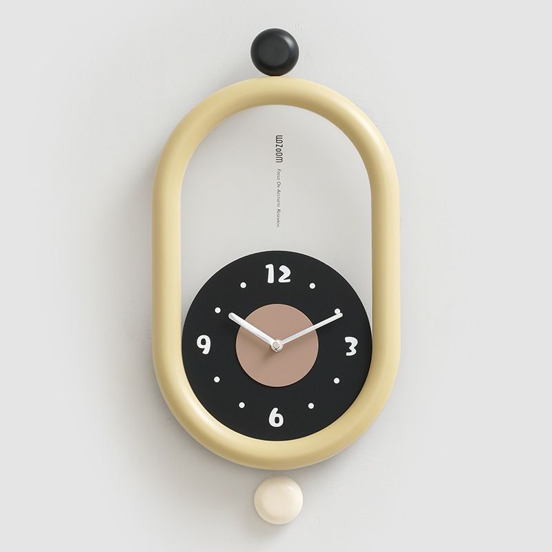 Swing-style Creative Clock Restaurant Fashionable And Elegant Decorative Clock 7
