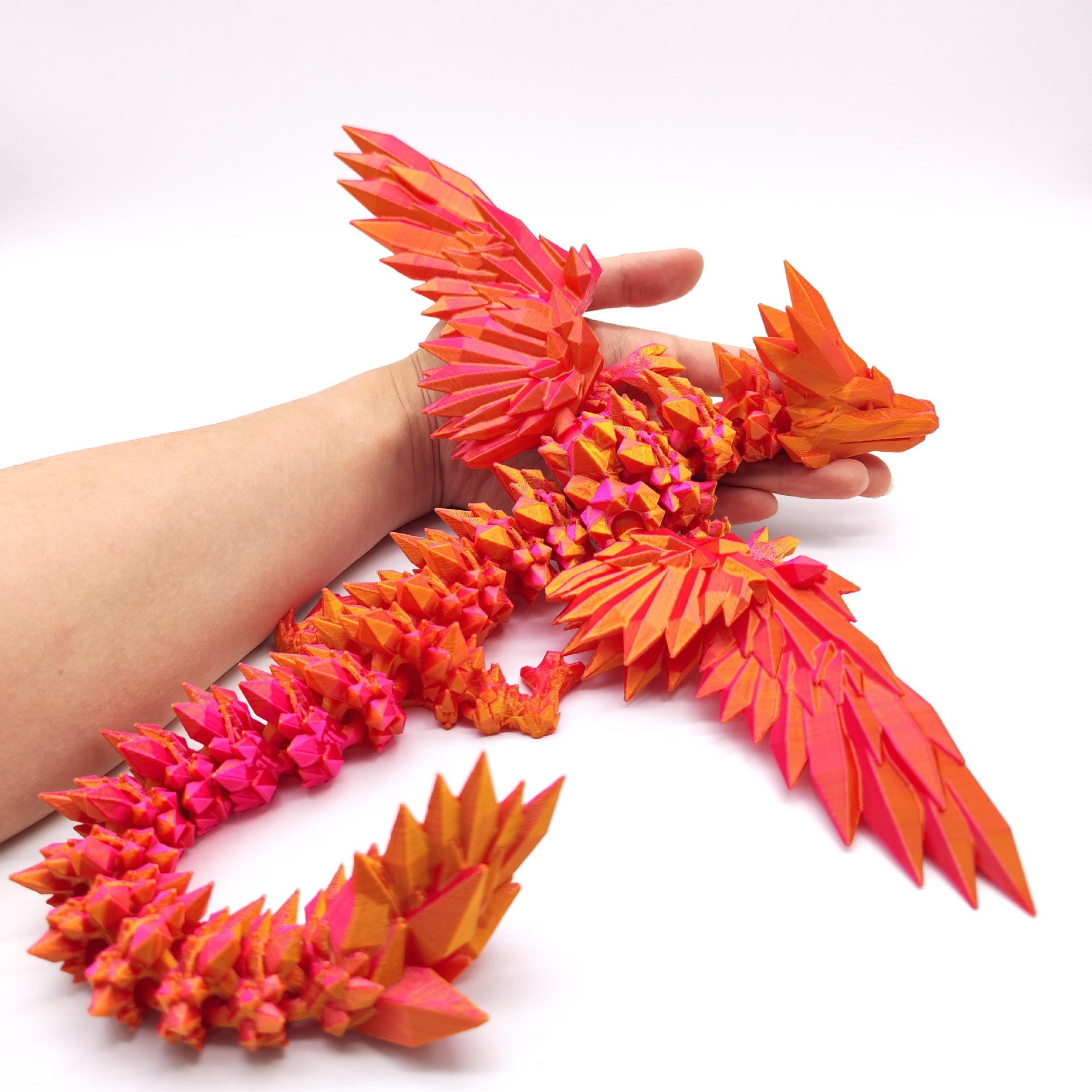 3D-printed Dragon Ornament Divine Dragon Craftwork