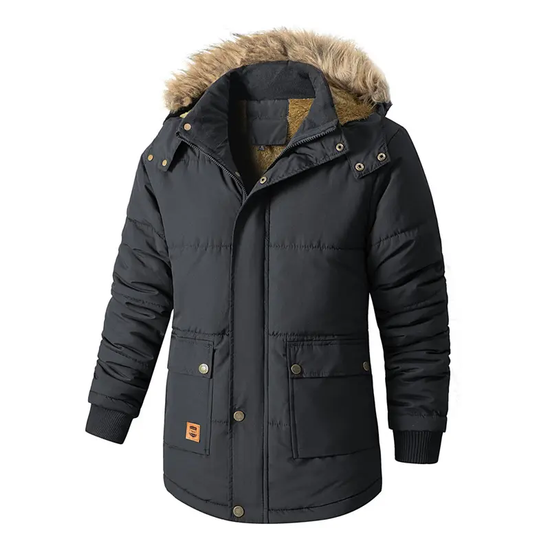 Hooded Padded And Insulated Coat