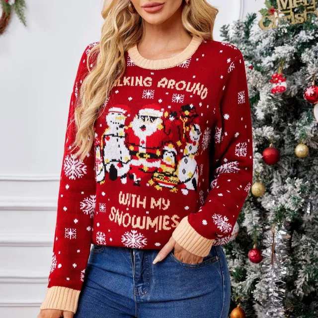 Red Christmas Sweater For Women Red Christmas Sweater - Shop at LoveMi