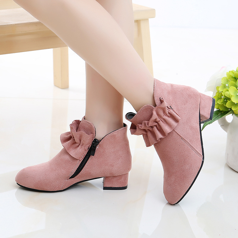 Winter Children's Velvet Short Boots - Image 9