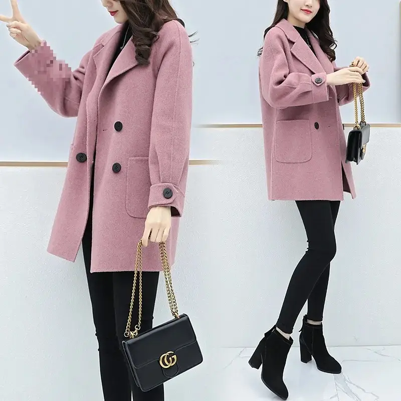 Autumn Winter Plus Size Loose Slimming Mid