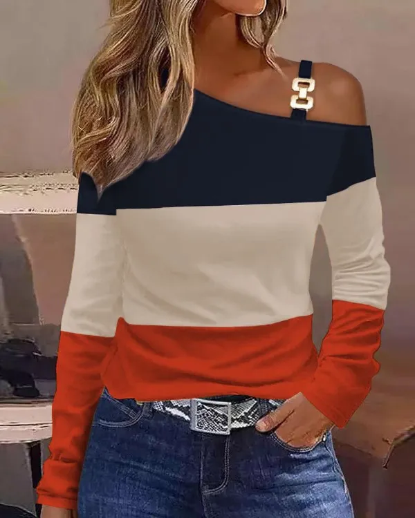 Women's Autumn Simplicity Shoulder Collar Shirt Picture 2 - Shop at LoveMi