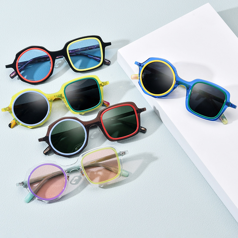 Casual Fashion Women's Board Irregular Sunglasses - Image 2