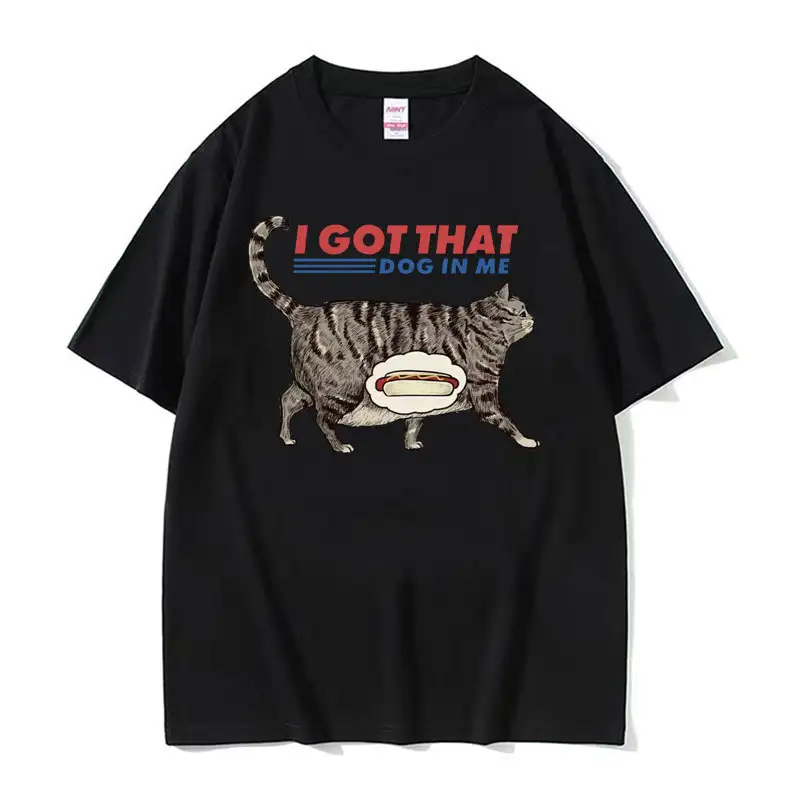 Funny Printed T-shirt Men And Women Fashion Round Neck Loose Short Sleeves