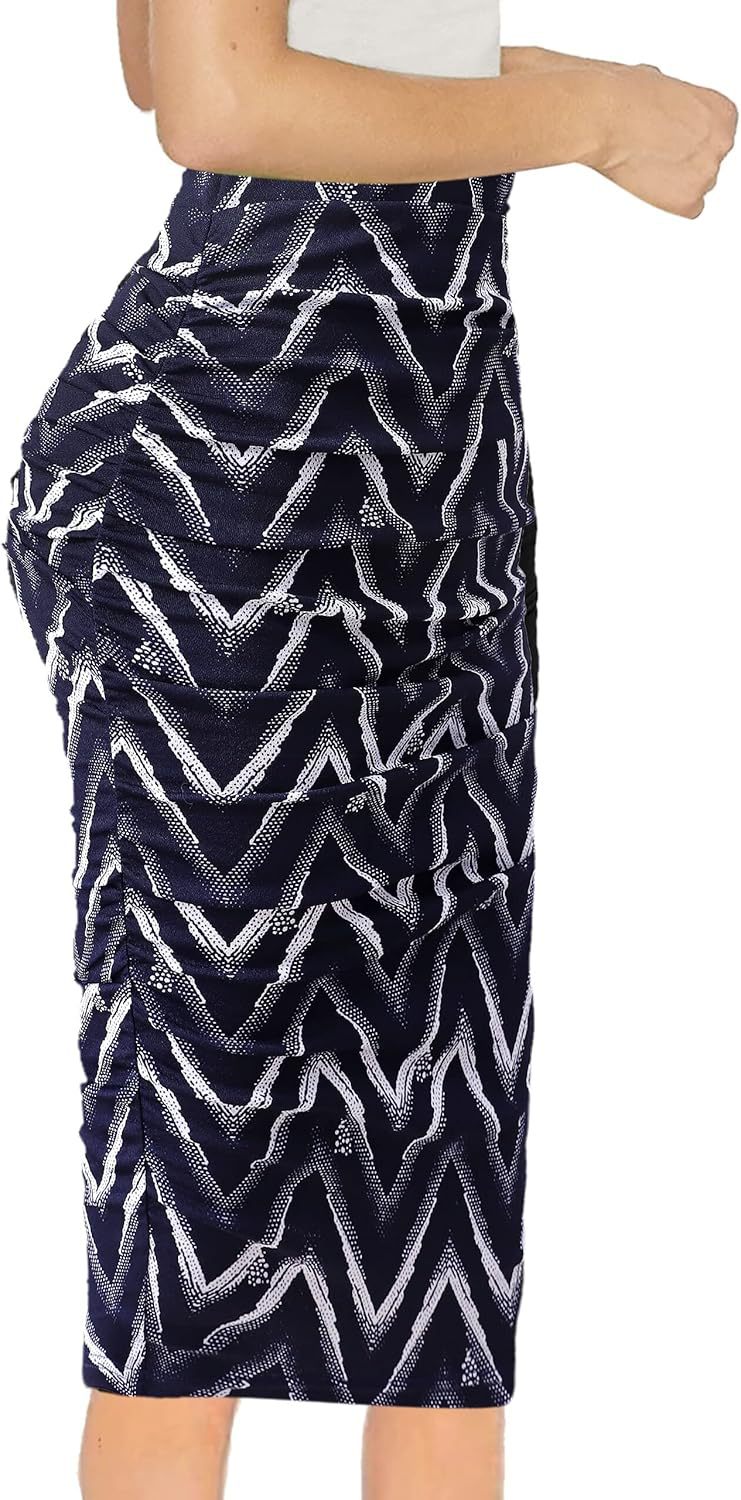 Blue And White V Shape