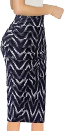 Blue And White V Shape