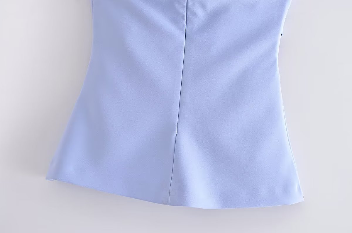 European And American Summer Wind Women's Solid Color Slim Tube Top