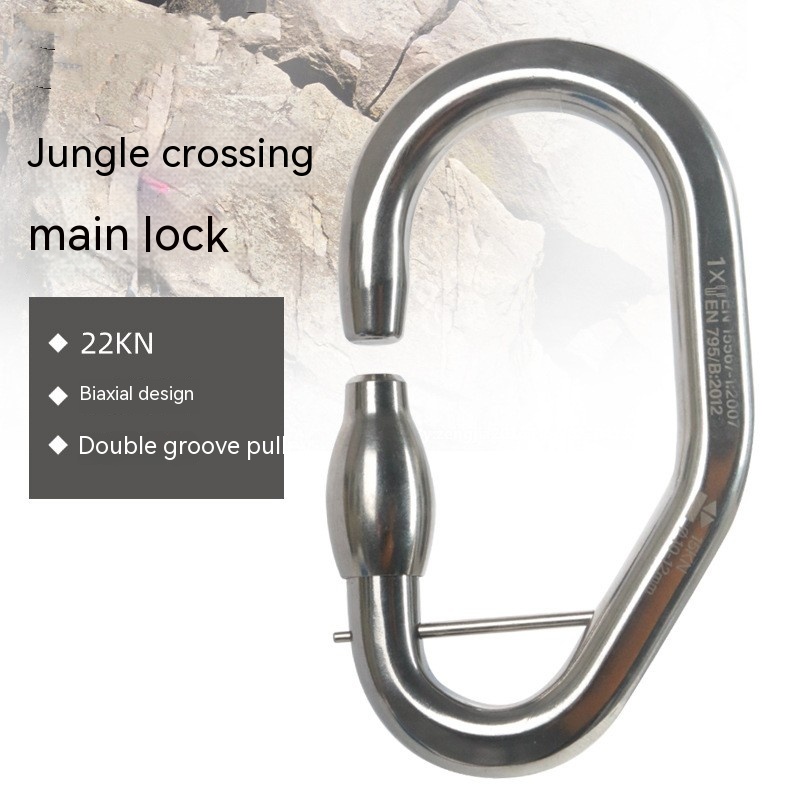 Stainless Steel Flying Over The Jungle Rada Tree Adventure Protection Master Lock