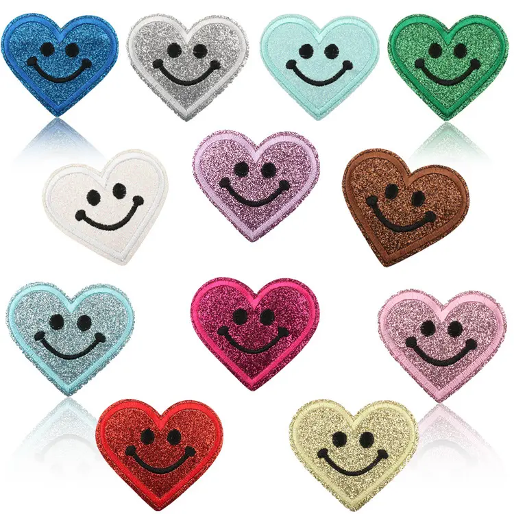 Starry Sky Embroidered Cloth Stickers Love Gree