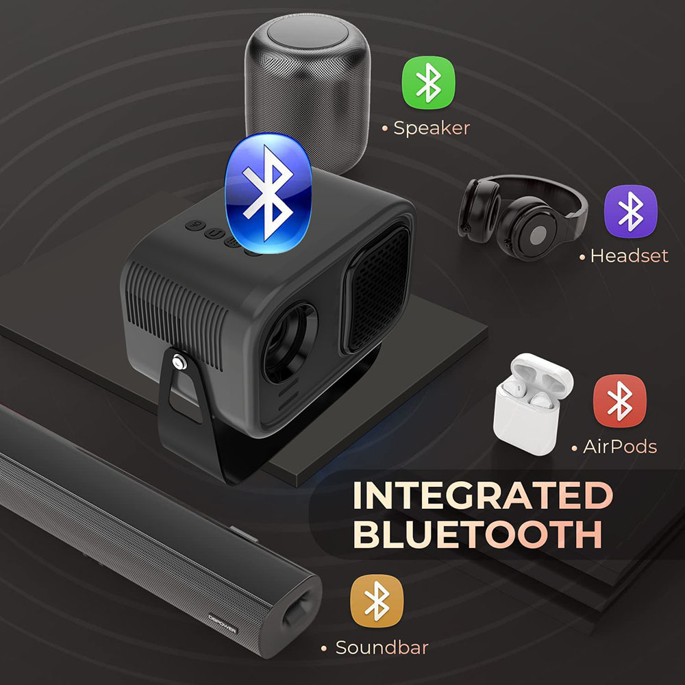 Home Office HD Smart Portable Projector - Image 25