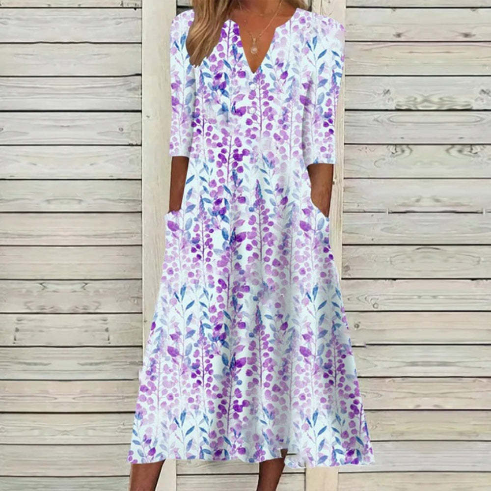 Women's Fashion Positioning Printing Dress