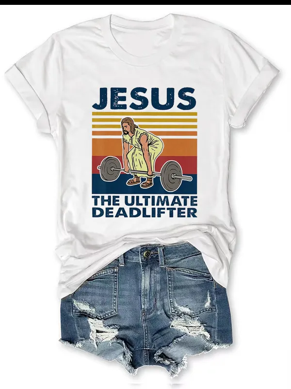 JESUS Printed Women's T shirt White - Shop at LoveMi
