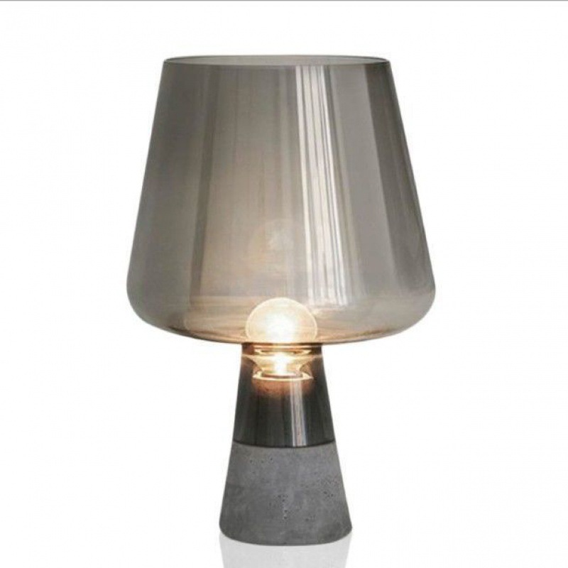Cement Glass Table Lamp, picture 2 of 6