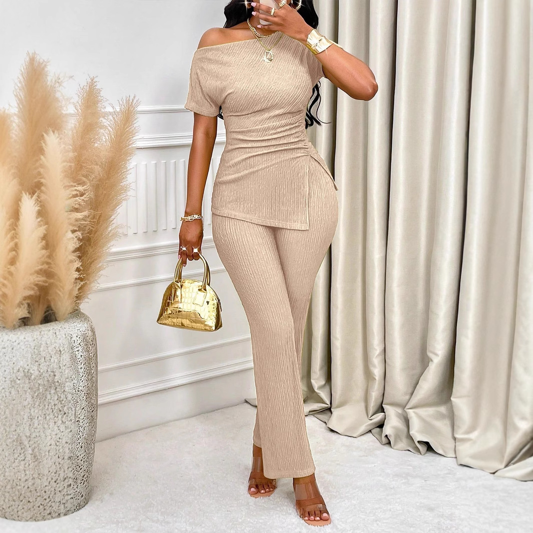 Short-sleeved Trousers Home Wear Two-piece Set