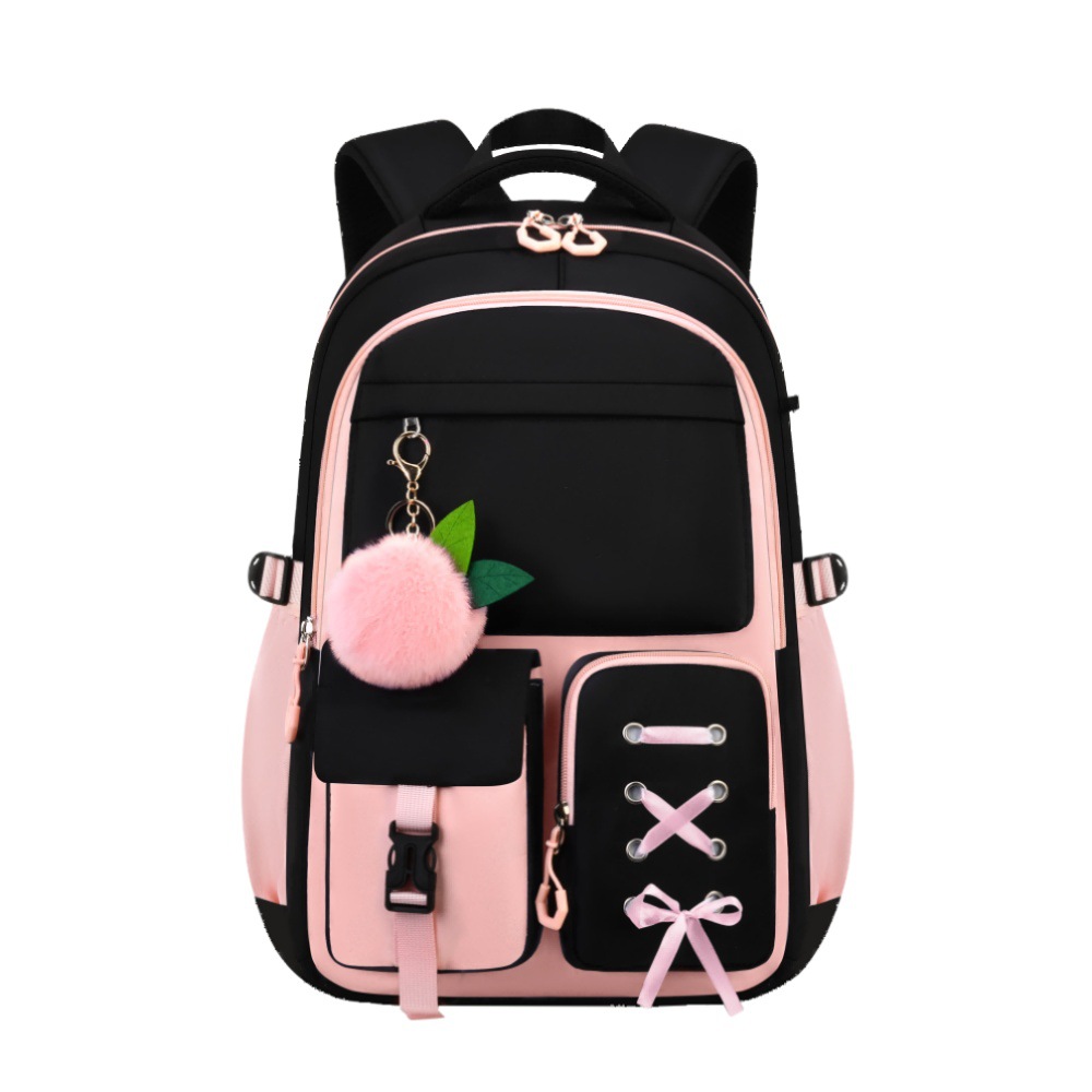 Large-capacity Backpack Three-piece School Bag Set