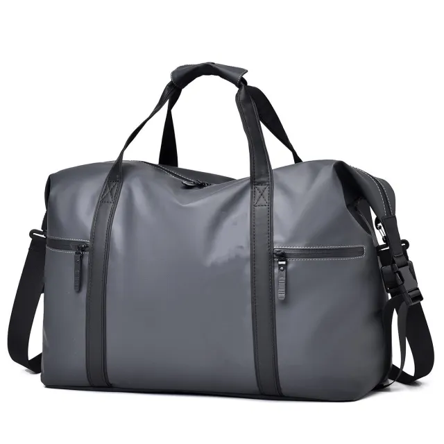 Luggage Dry Wet Separation Gym Shoulder Messenger Bag Gray - Shop at LoveMi