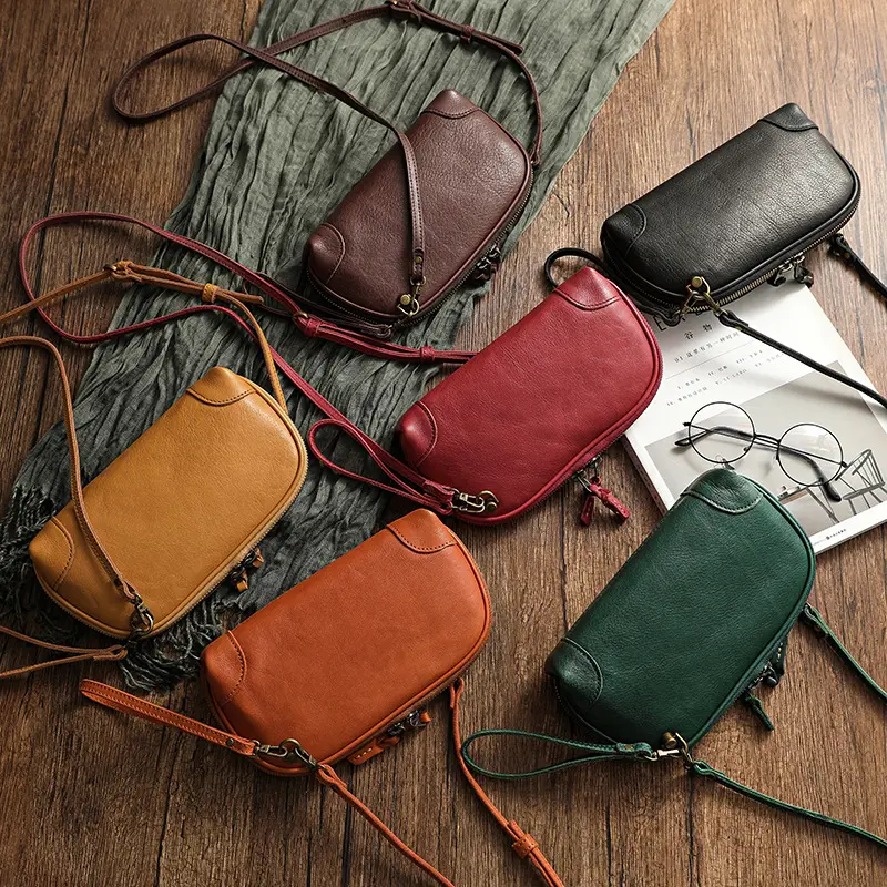 Vintage And Artistic Single-shoulder Bag Made