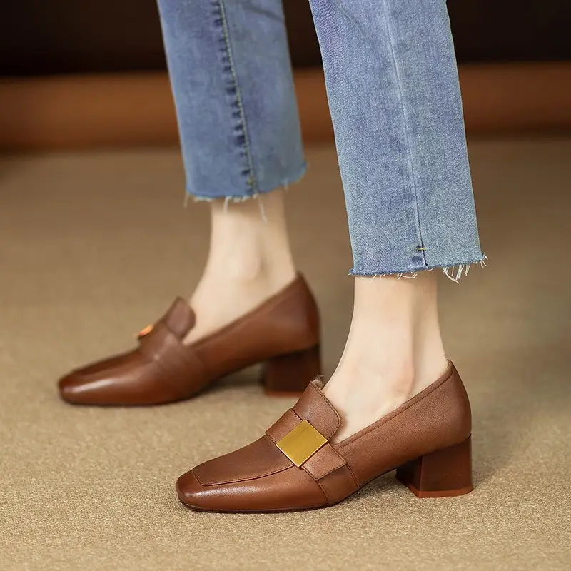 New Spring Autumn Retro Womens Pumps Stylish And On-trend