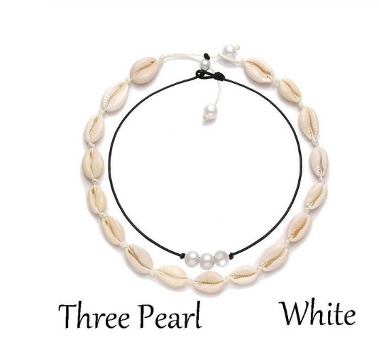 Amazon Hot Shell Necklace European And American Pearls Necklace Set Gravel Shell Fragment Necklace For Women Necklace