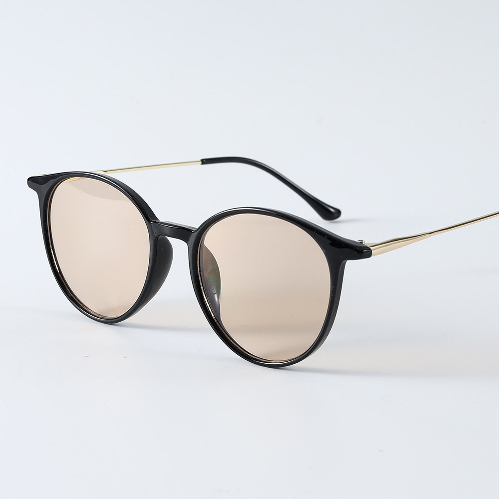 New Artistic Round Frame Women's All-match Face-looking Small Sunglasses - Image 10