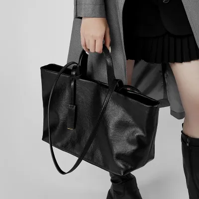 Genuine Leather Women's Bag Underarm One Shoulder Retro