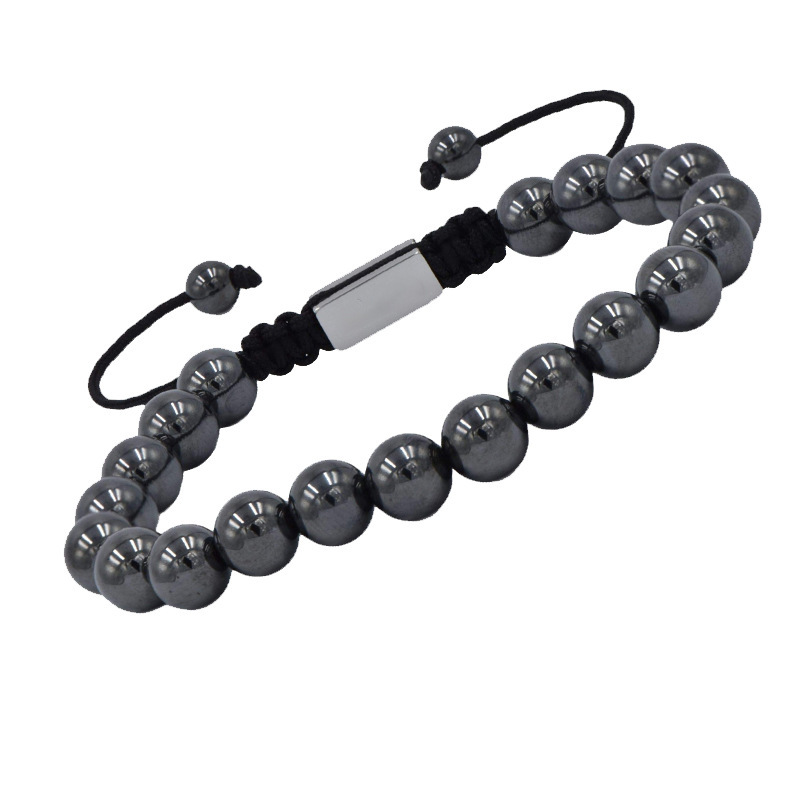 Black Magnet Ebony Beaded Magnet Bracelet
