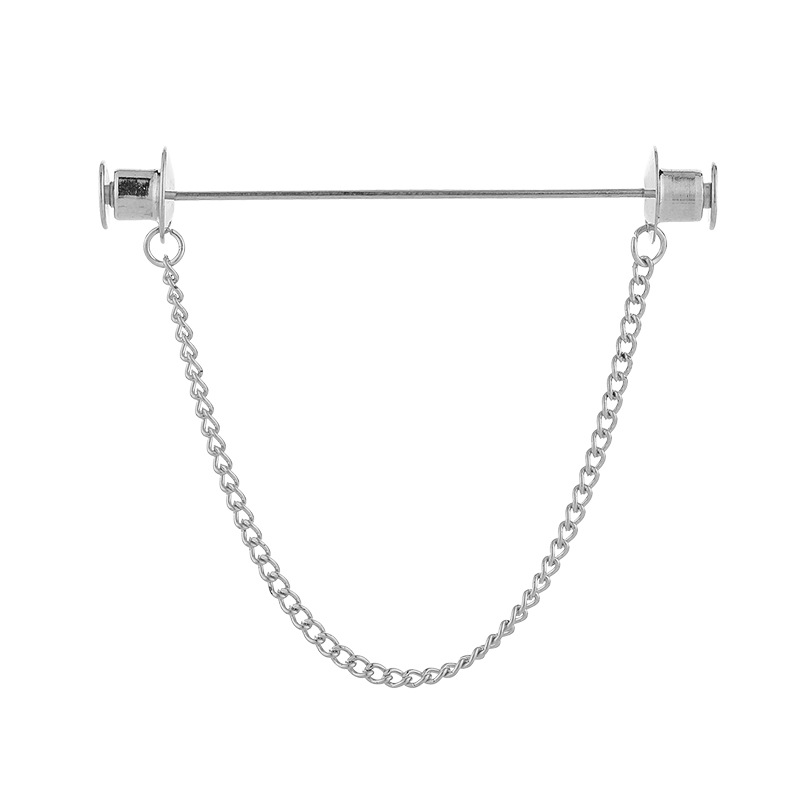 Flat Silver Single Chain