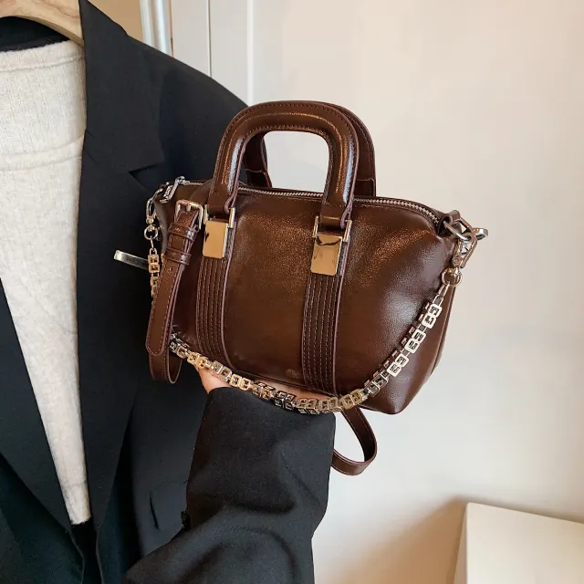 Retro Portable Bowling Bag For Women Coffee - Shop at LoveMi