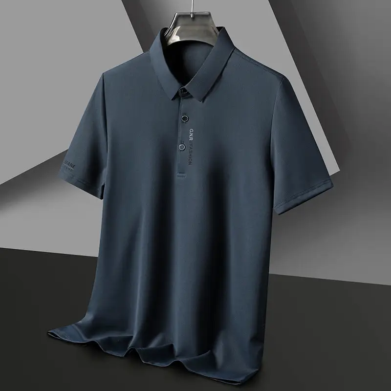 Waffle Short Sleeve Polo Shirt Men's