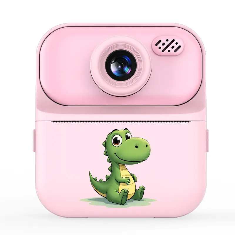 Childrens Print-on-Demand Camera With HD Cartoon Design And Dual Cameras