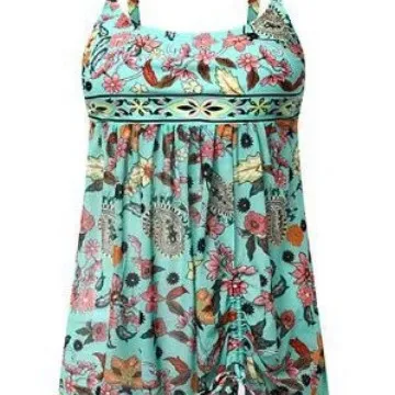 Conservative One piece Floral Swimsuit Floral - Shop at LoveMi