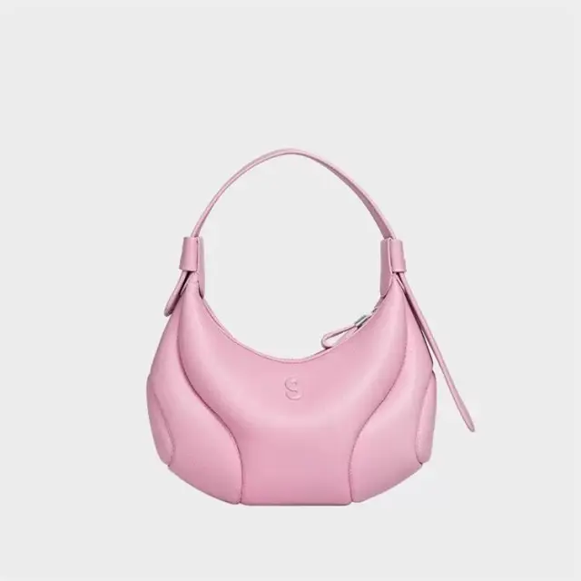 Underarm Women's Small Size Crescent Crossbody Bag Pink - Shop at LoveMi