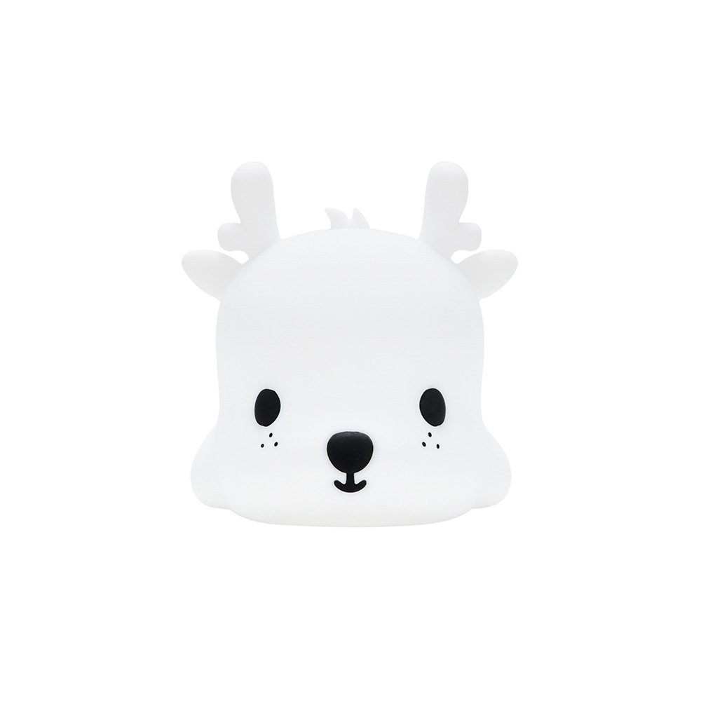 Cross-border Elk Silicone Pat Bedroom Dorm Eye Protection Bedside Lamp Small Night Lamp Wholesale