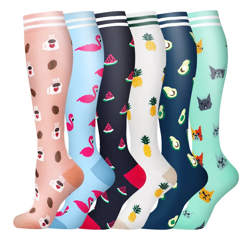 Leisure Printed Sports Pressure Socks Combination Set - Combination Suit 12-Lorxl