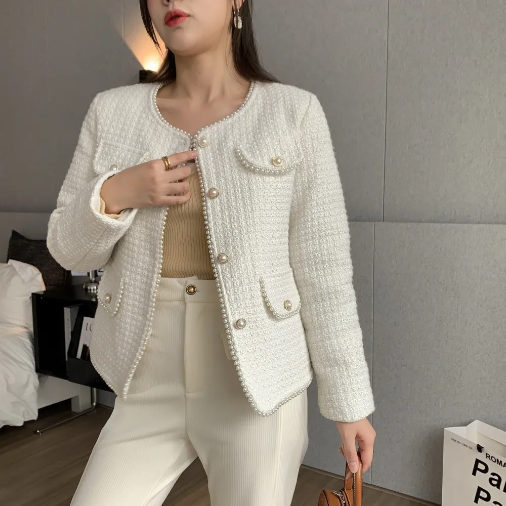 High-end Chanel Coat Women's Autumn And Winter Elegant Socialite