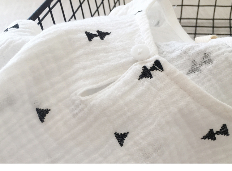 Boys' Cotton Gauze Vest Shorts Set