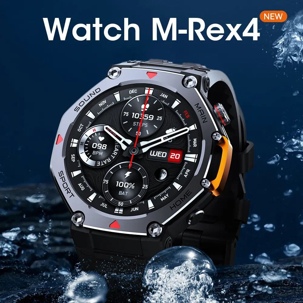 New 5ATM Water-Resistant Sports Smartwatch