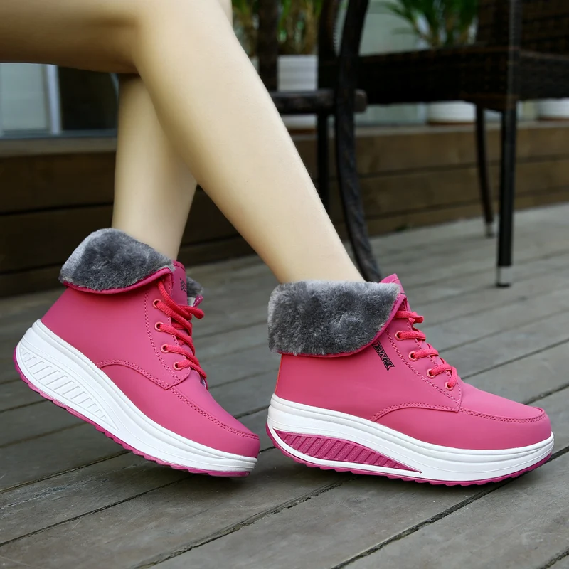 Title 8, New womens plus velvet cotton boots for warmth...