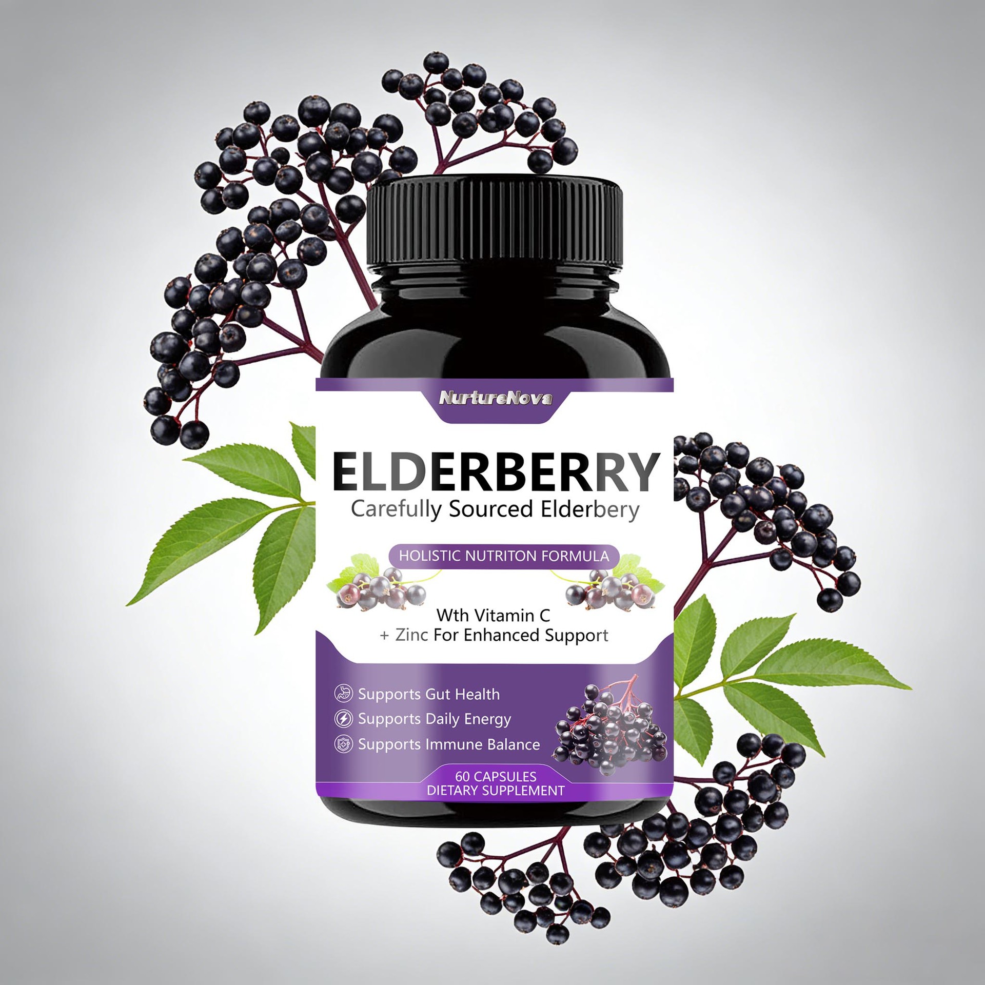 60 Elderberry Capsules