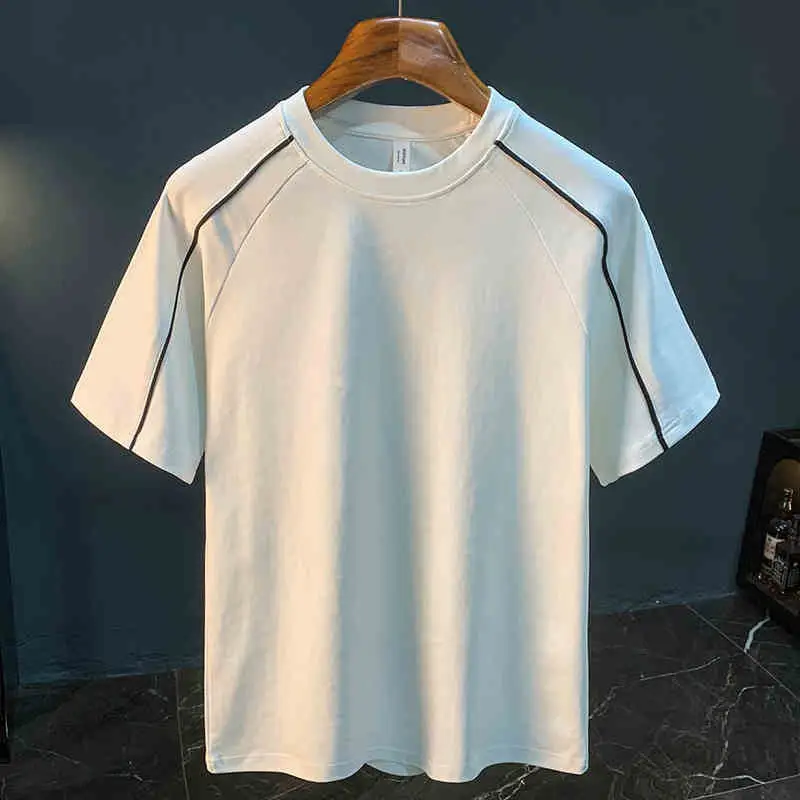 Loose Casual Simple High-end All-match Round Neck Half Sleeve Top