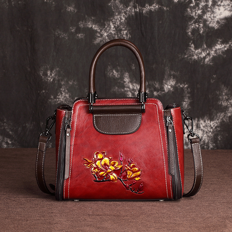 Full-Grain Leather Crossbody Bag, picture 4 of 7